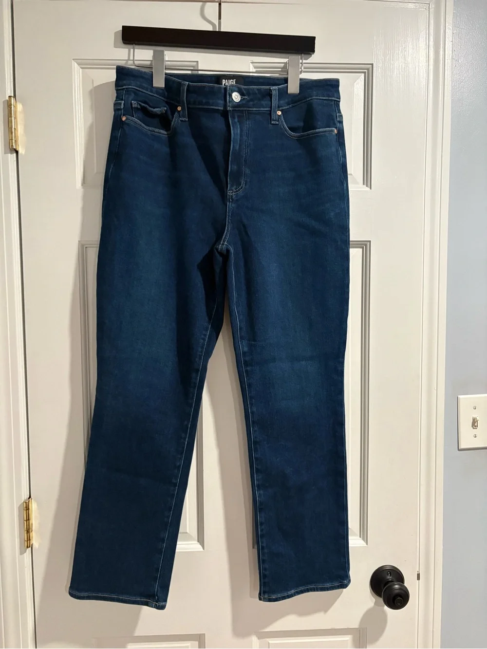 Paige The Prima Dark Indigo Jeans